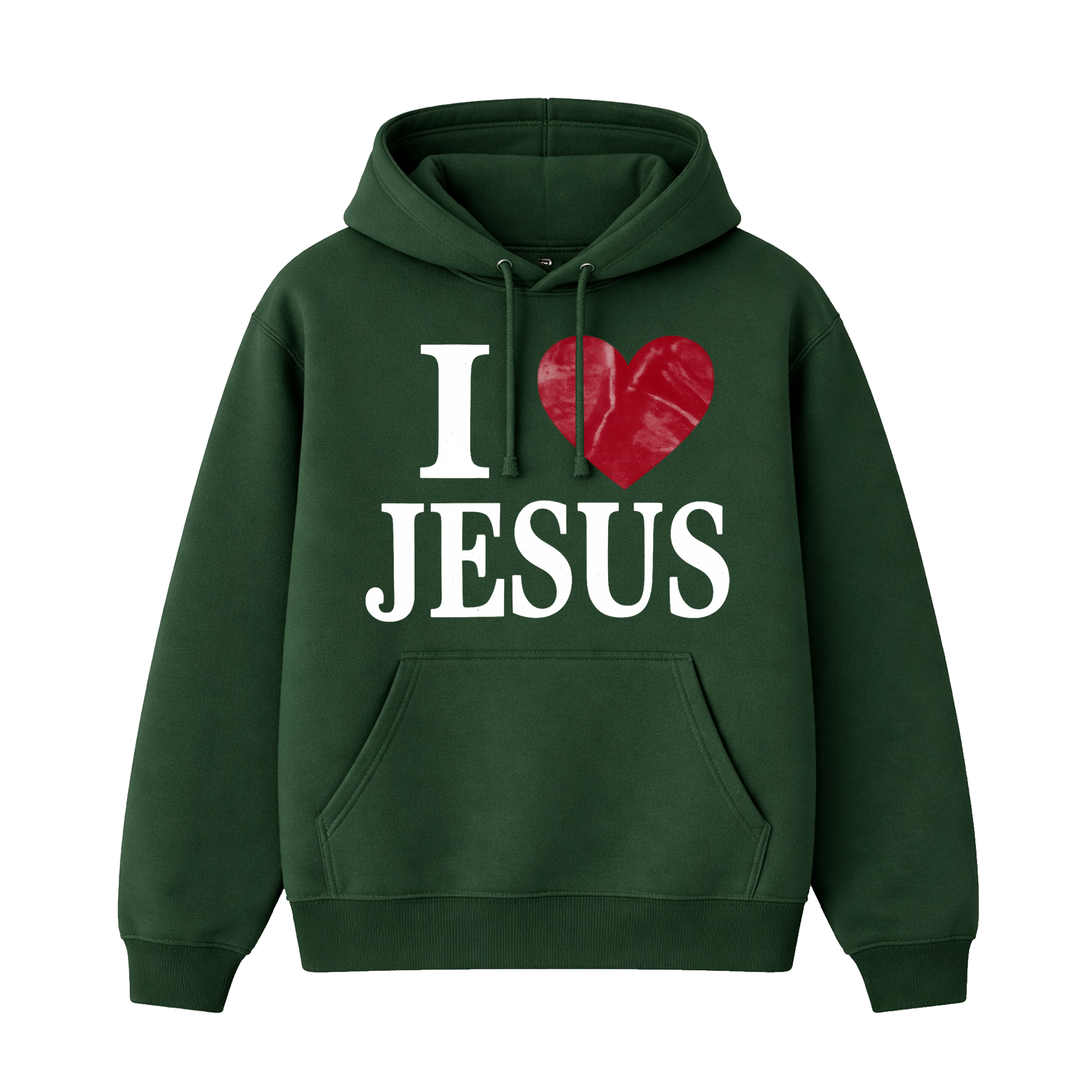 Polerón Hoddie Regular - I love Jesus 1
