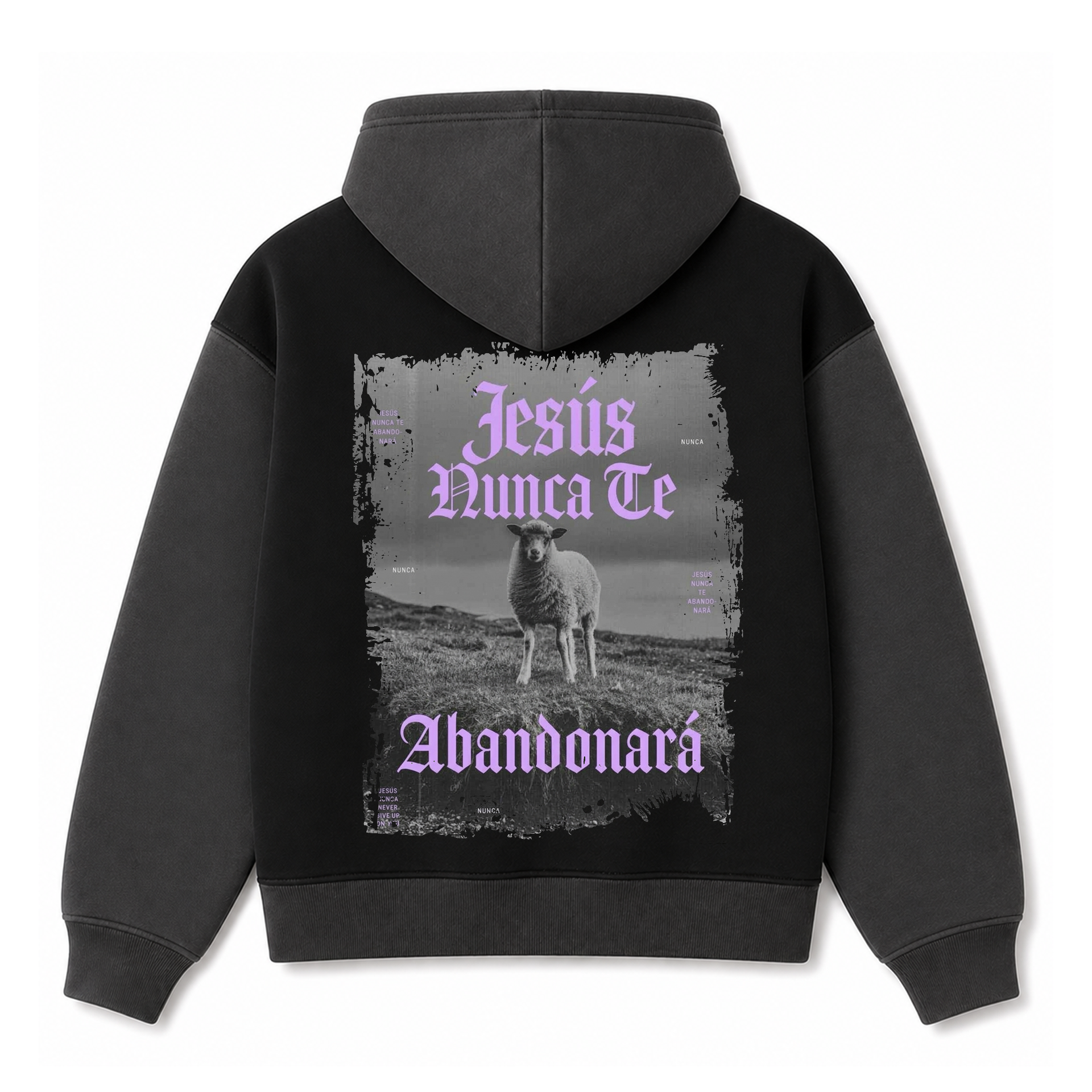 Polerón Hoddie Boxyfit - Jesús nunca te abandonará 2