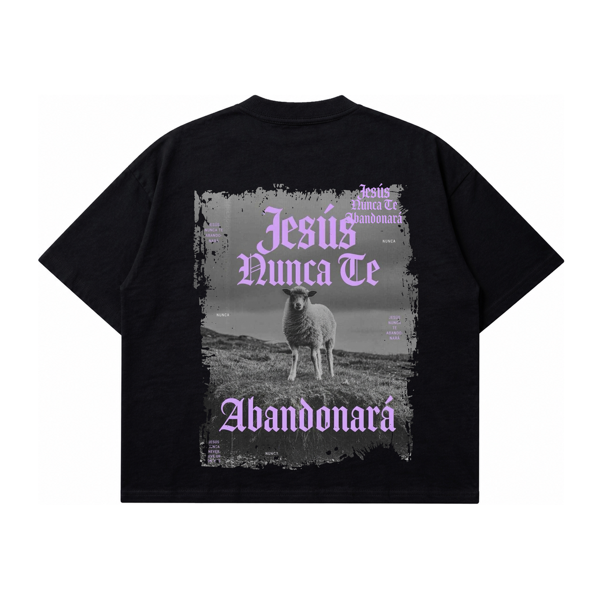 Polera BoxyFit - Jesús nunca te abandonará 2