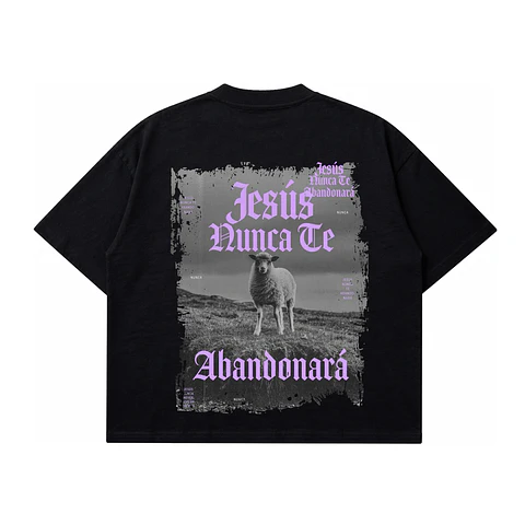 Polera BoxyFit - Jesús nunca te abandonará