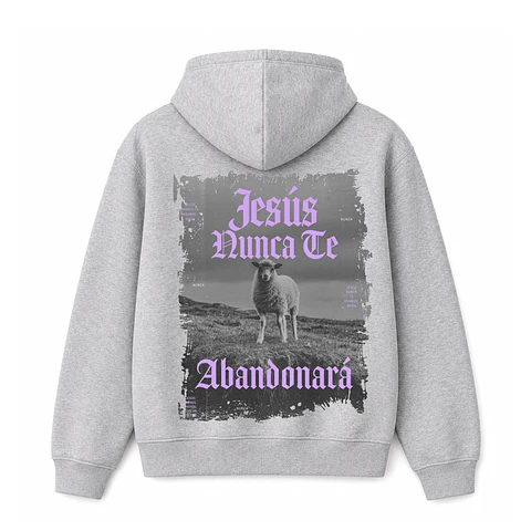 Polerón Hoddie Regular - Jesús nunca te abandonará