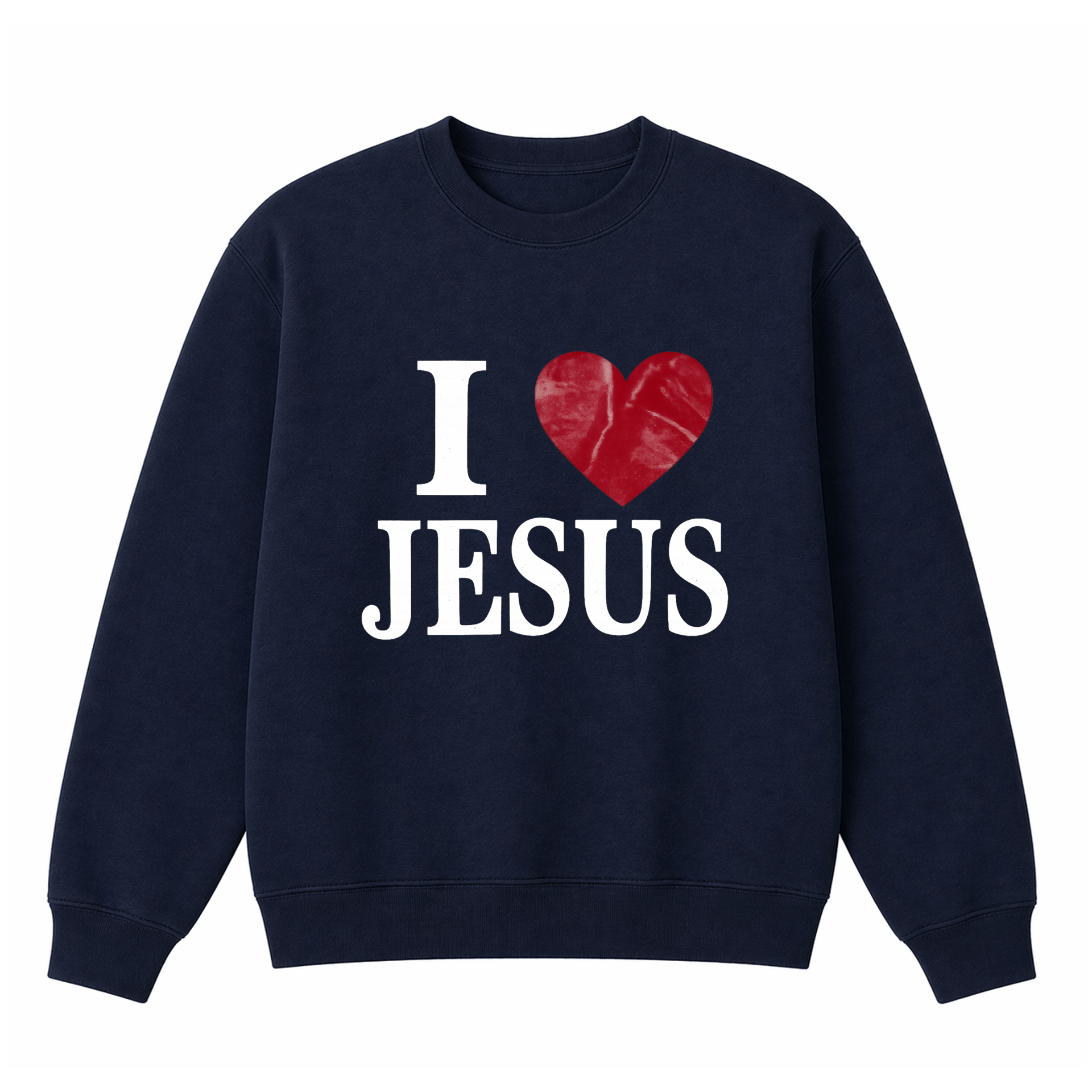 Polerón Crewneck Regular - I love Jesus 2