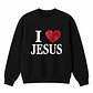 Polerón Crewneck Regular - I love Jesus - Miniatura 1