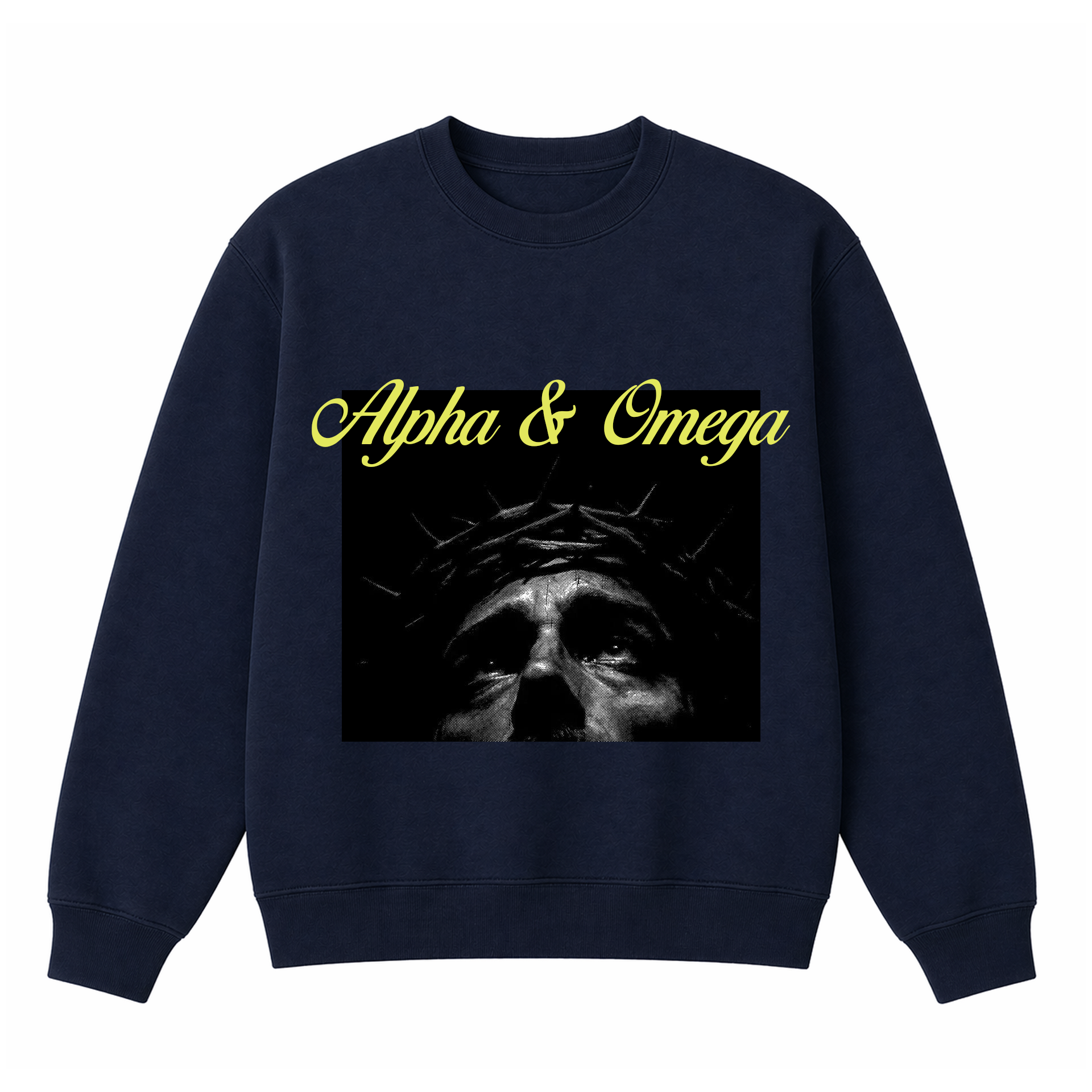 Polerón Crewneck Regular - Alpha & Omega 1