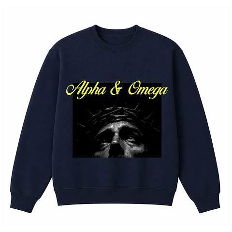 Polerón Crewneck Regular - Alpha & Omega