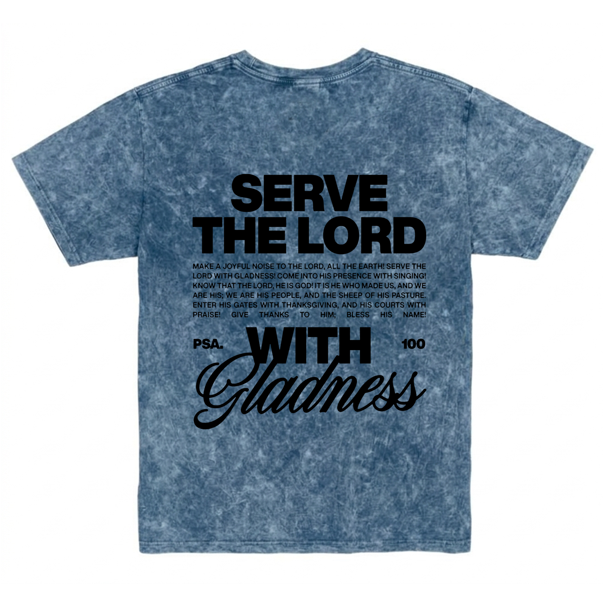 Polera Regular Acid Wash - Serve the Lord 2