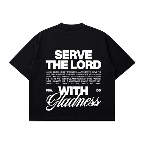 Polera BoxyFit - Serve the Lord
