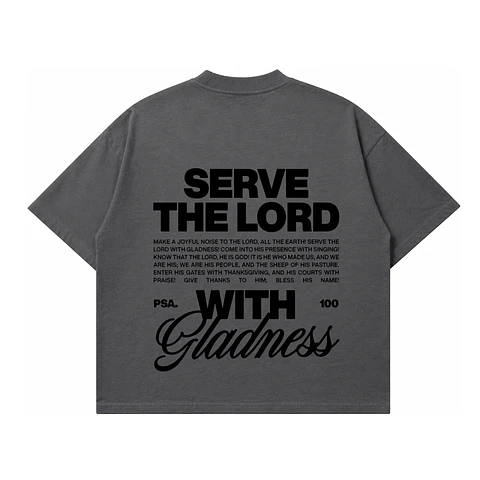 Polera BoxyFit - Serve the Lord