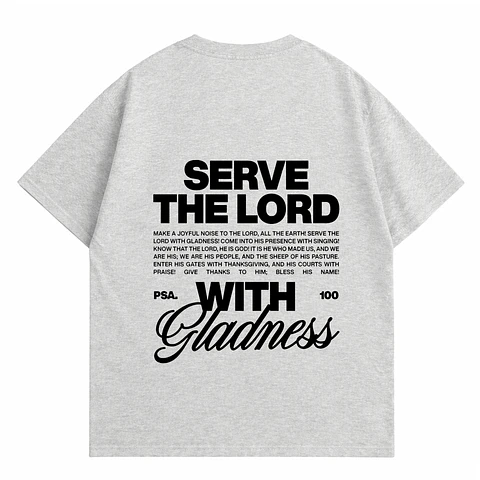 Polera Oversize - Serve the Lord