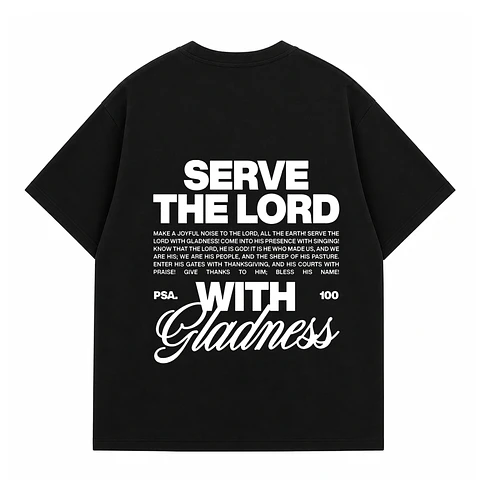 Polera Oversize - Serve the Lord