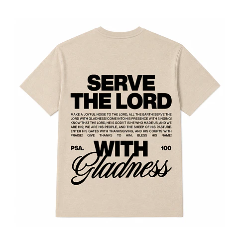 Polera Regular - Serve the Lord