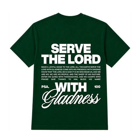 Polera Regular - Serve the Lord