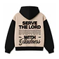 Polerón Hoddie Boxyfit Bicolor - Serve the Lord - Miniatura 2