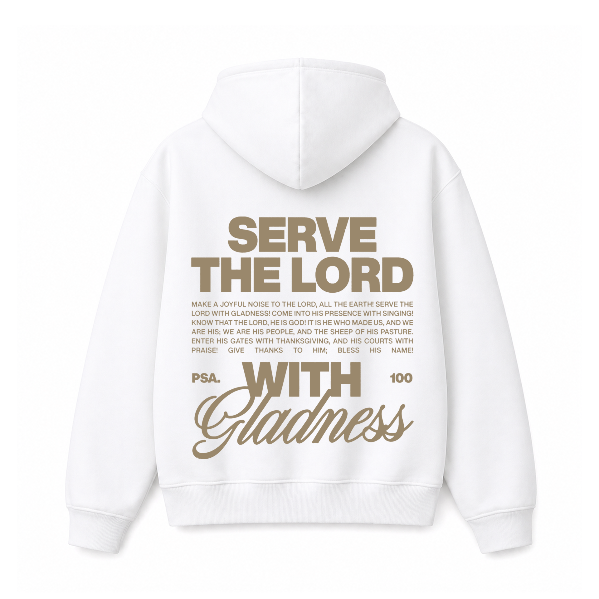 Polerón Hoddie Regular - Serve the Lord 2