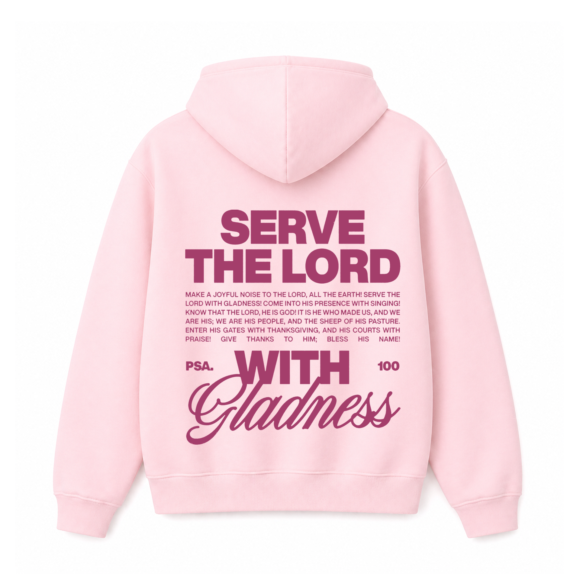 Polerón Hoddie Regular - Serve the Lord 2