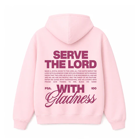 Polerón Hoddie Regular - Serve the Lord
