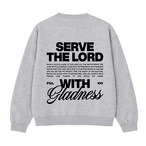 Polerón Crewneck Regular - Serve the Lord