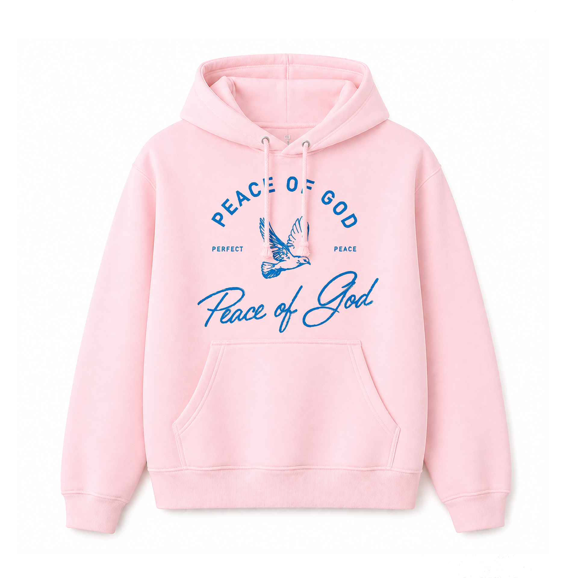 Polerón Hoddie Regular - Peace of God Rosado 1