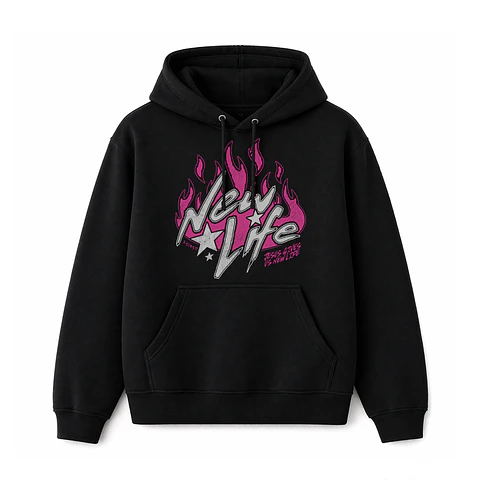 Polerón Hoddie Regular - New Life
