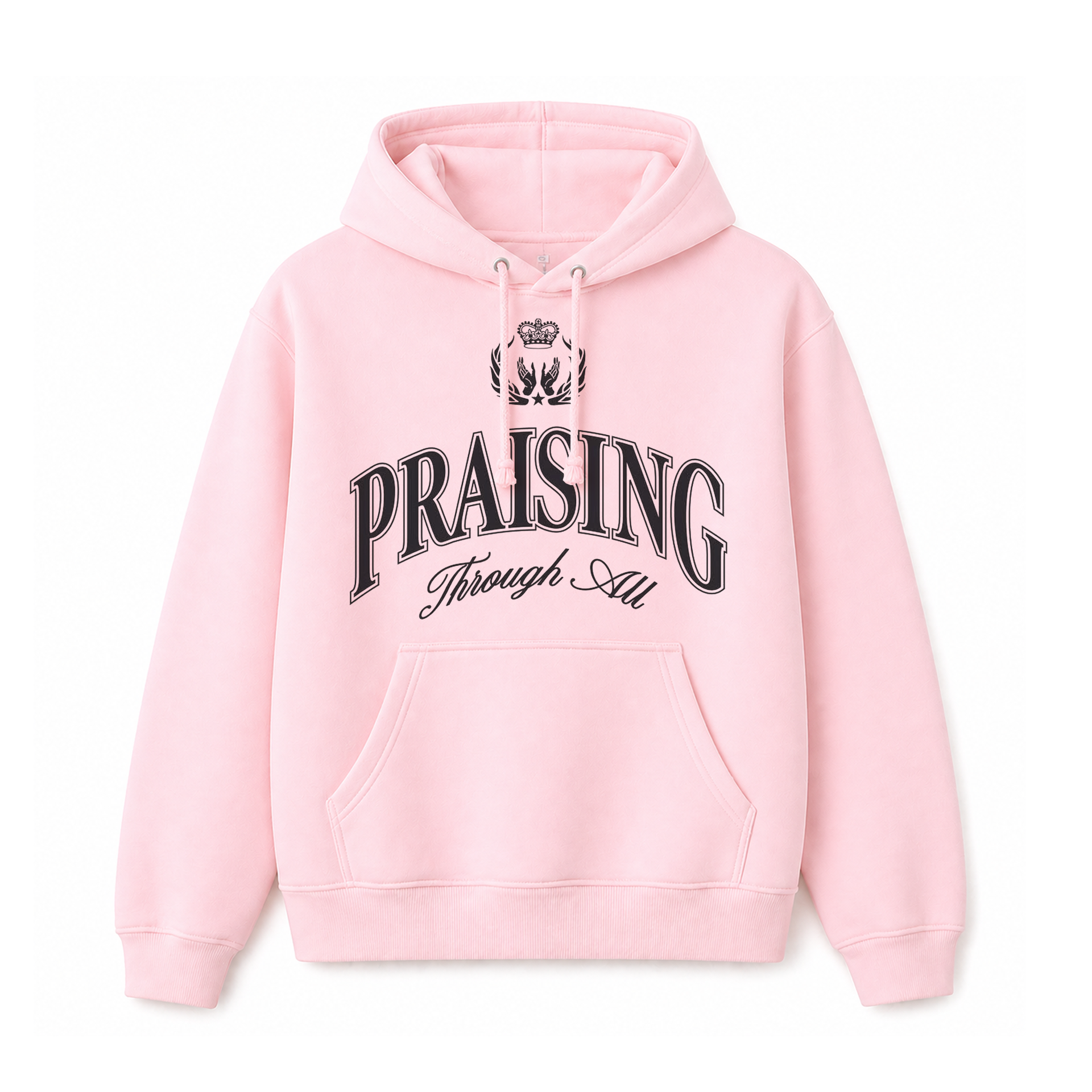 Polerón Hoddie Regular - Praising Rosado 1