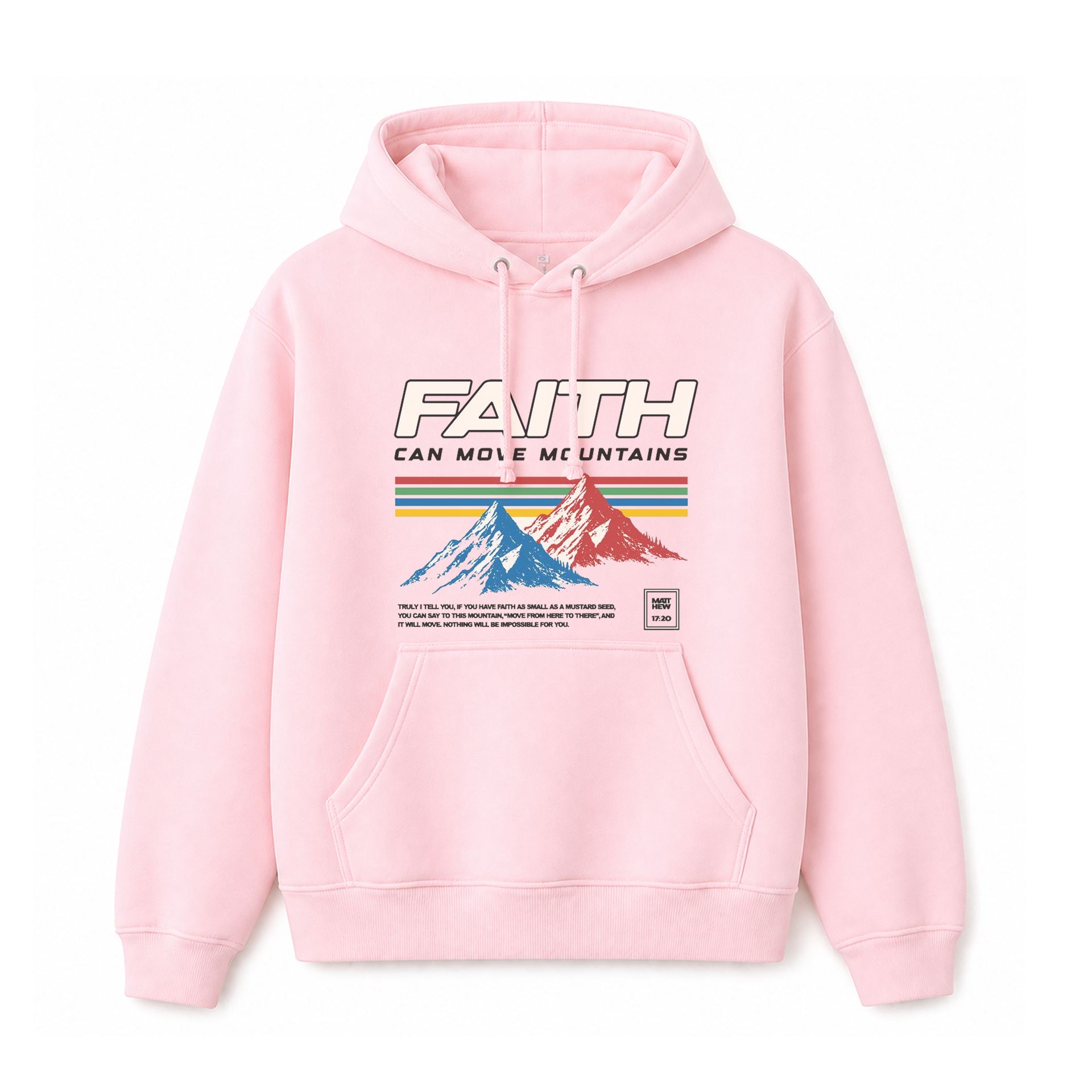 Polerón Hoddie Regular - Faith Rosado 1