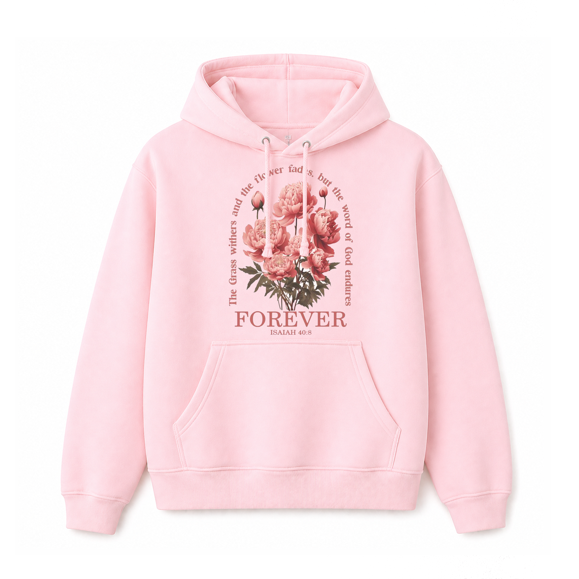 Polerón Hoddie Regular - Forever Rosado 1