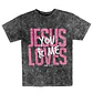 Polera Regular Acid Wash - Jesus loves you & me - Miniatura 2