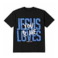 Polera Regular - Jesus loves you & me - Miniatura 2