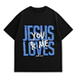 Polera Oversize - Jesus loves you & me - Miniatura 1
