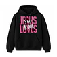 Polerón Hoddie Regular - Jesus loves you & me - Miniatura 2