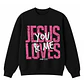 Polerón Crewneck Regular - Jesus loves you & me - Miniatura 2