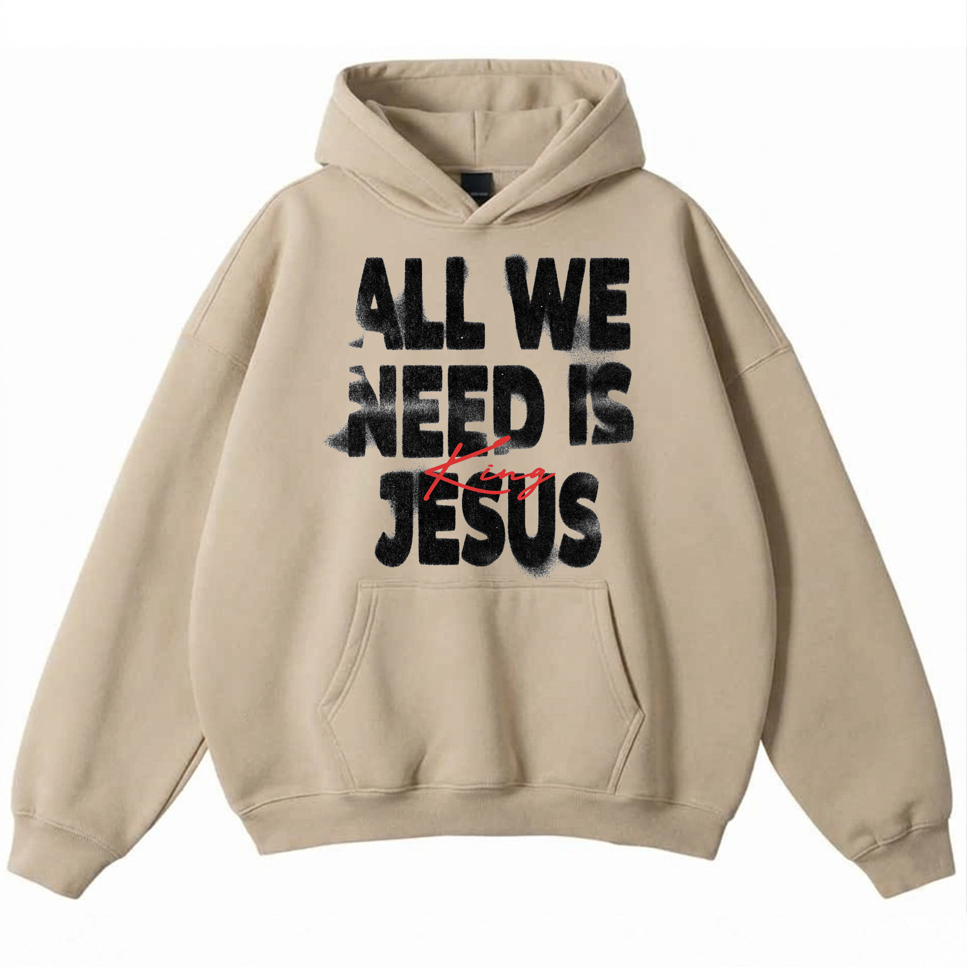 Polerón Hoddie Overbox - All we need is 1