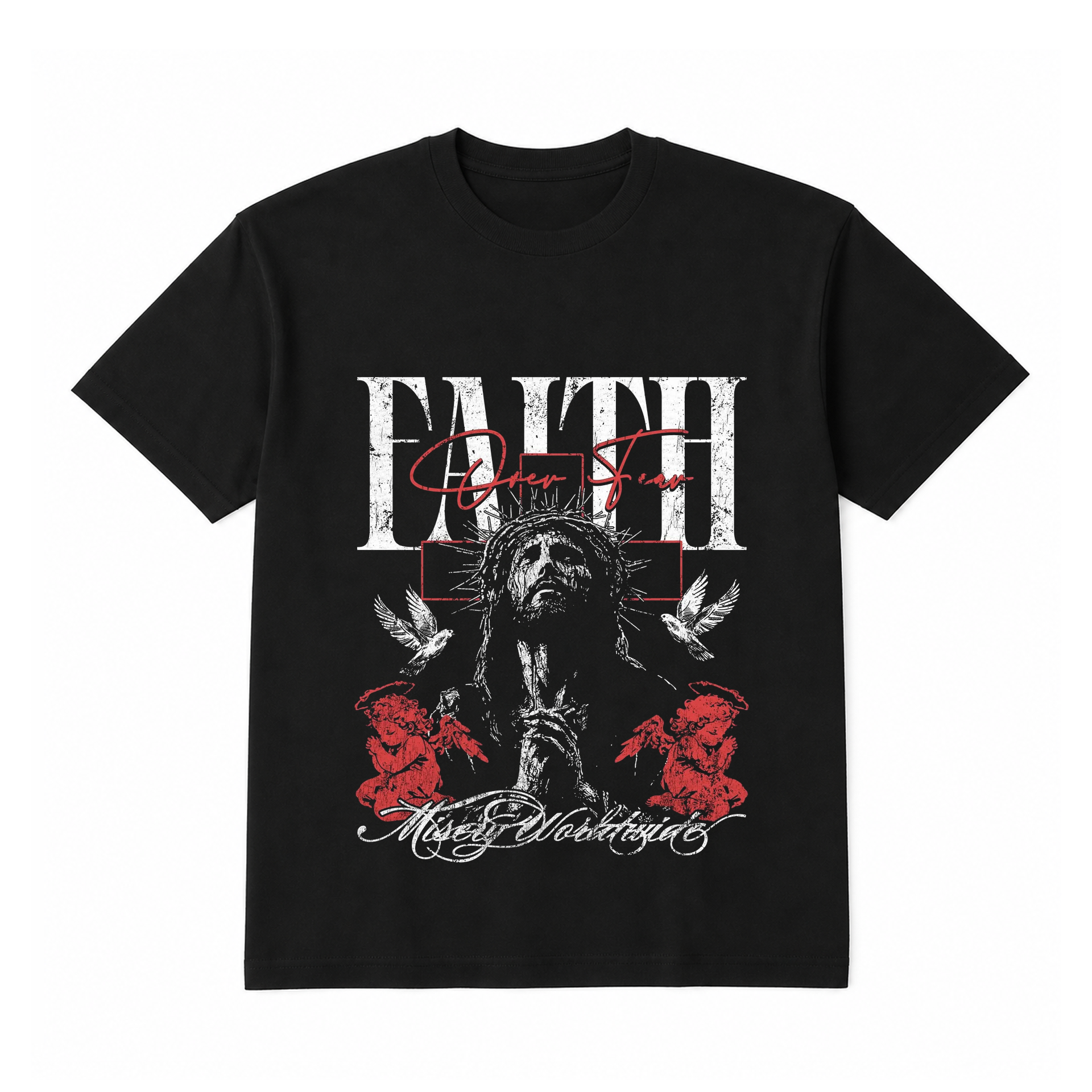 Polera Regular - Faith over fear 1