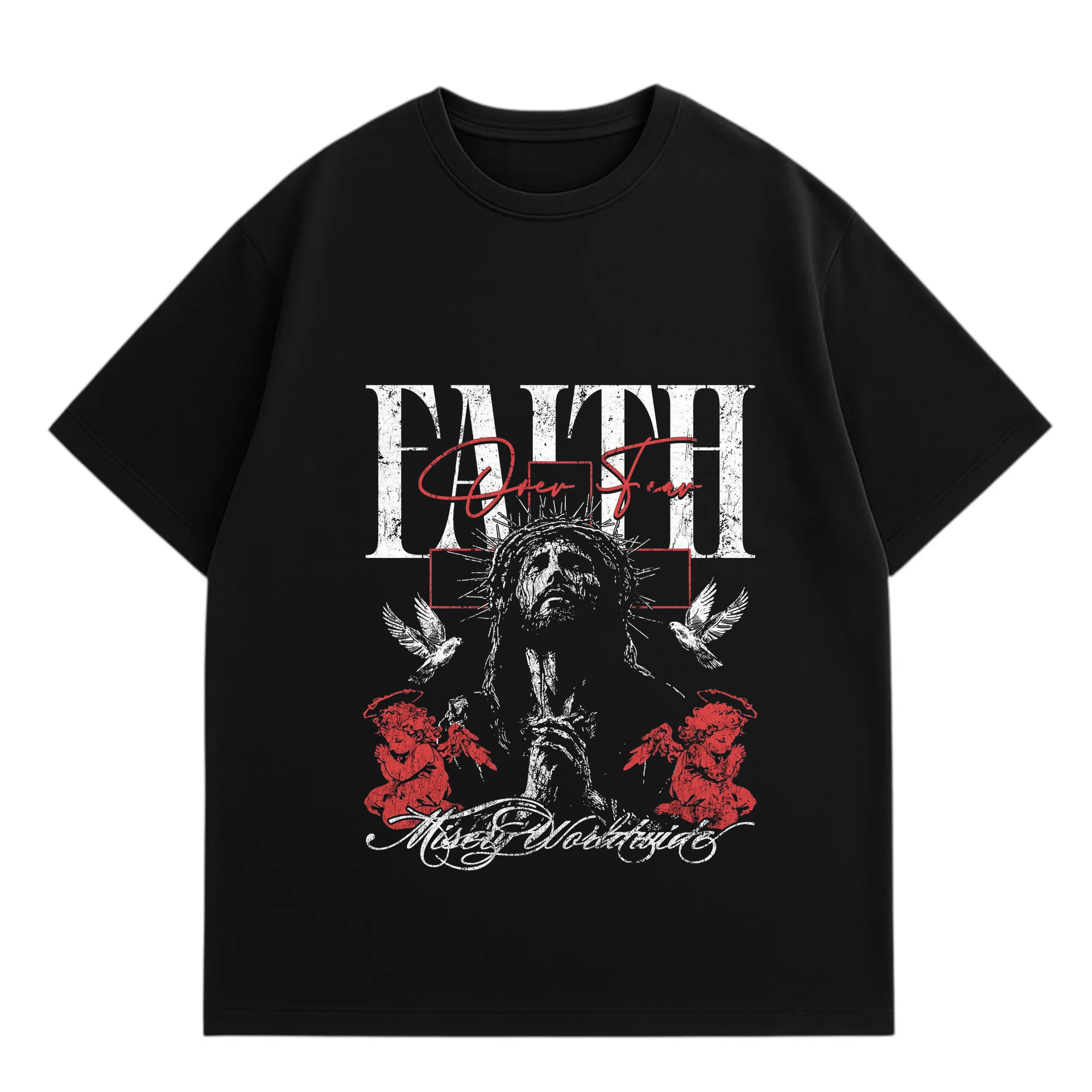 Polera Oversize - Faith over fear 1