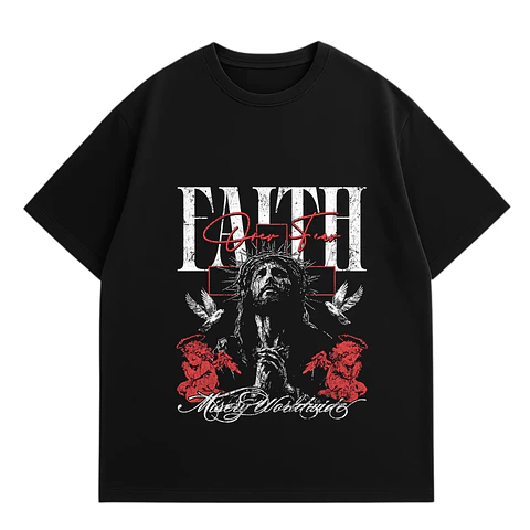 Polera Oversize - Faith over fear