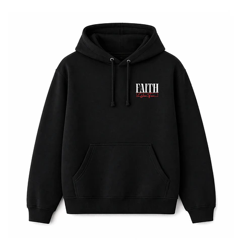 Polerón Hoddie Regular - Faith over fear