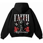 Polerón Hoddie Overbox - Faith over fear - Miniatura 2