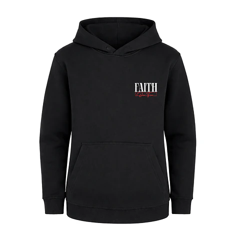 Polerón Hoddie Regular Kids - Faith over fear