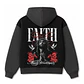 Polerón Hoddie Boxyfit Bicolor - Faith over fear - Miniatura 2