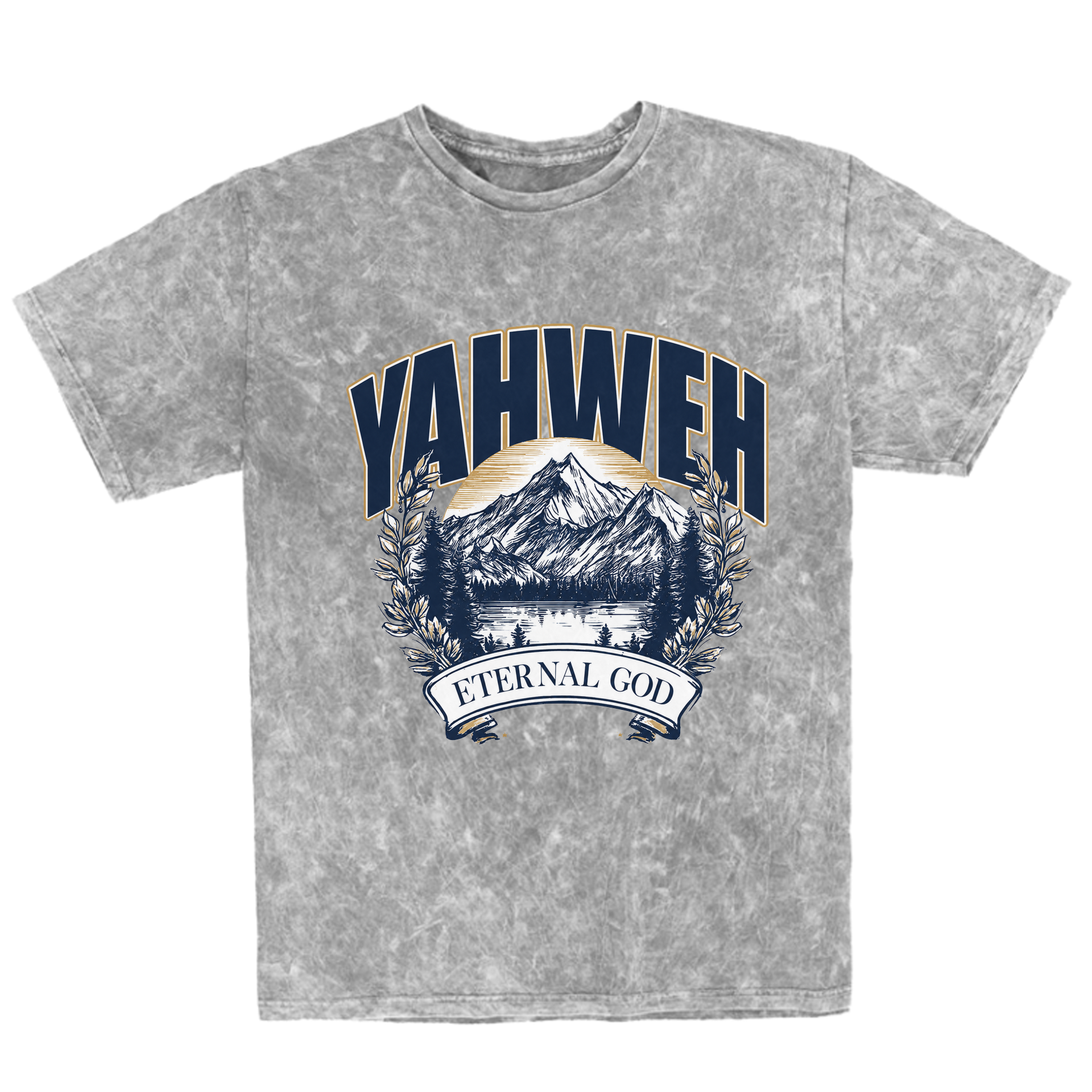 Polera Regular Acid Wash - Yahweh 1