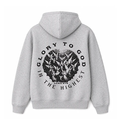 Polerón Hoddie Regular - Glory to god
