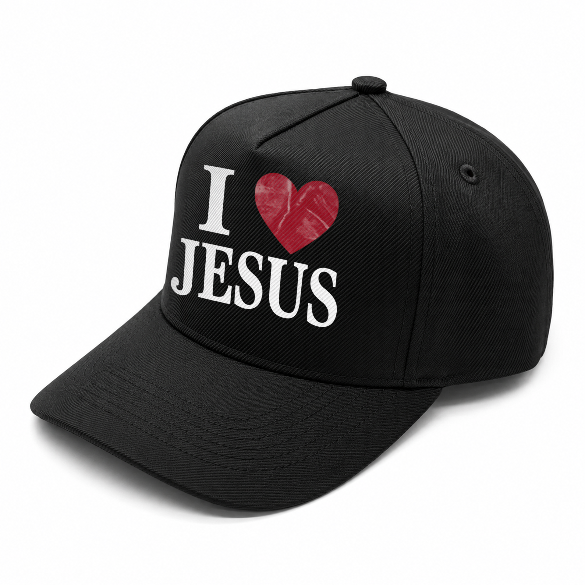 Gorra Negra - I love Jesus 1