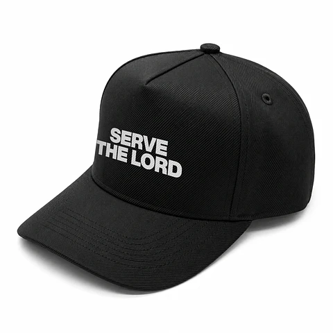 Gorra Negra - Serve the lord