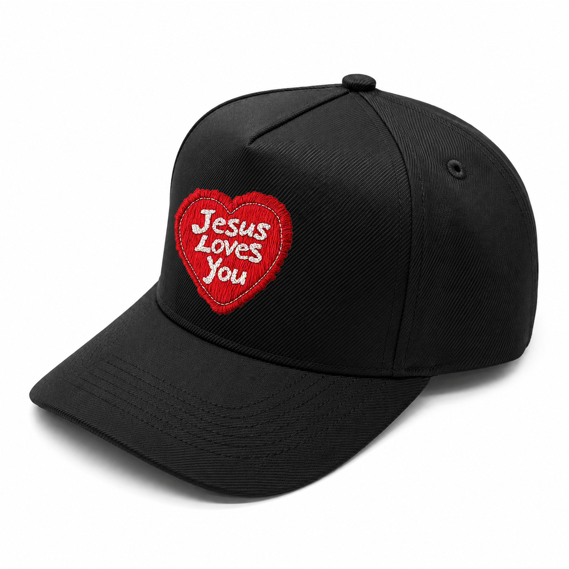Gorra Negra - Jesus loves you 1