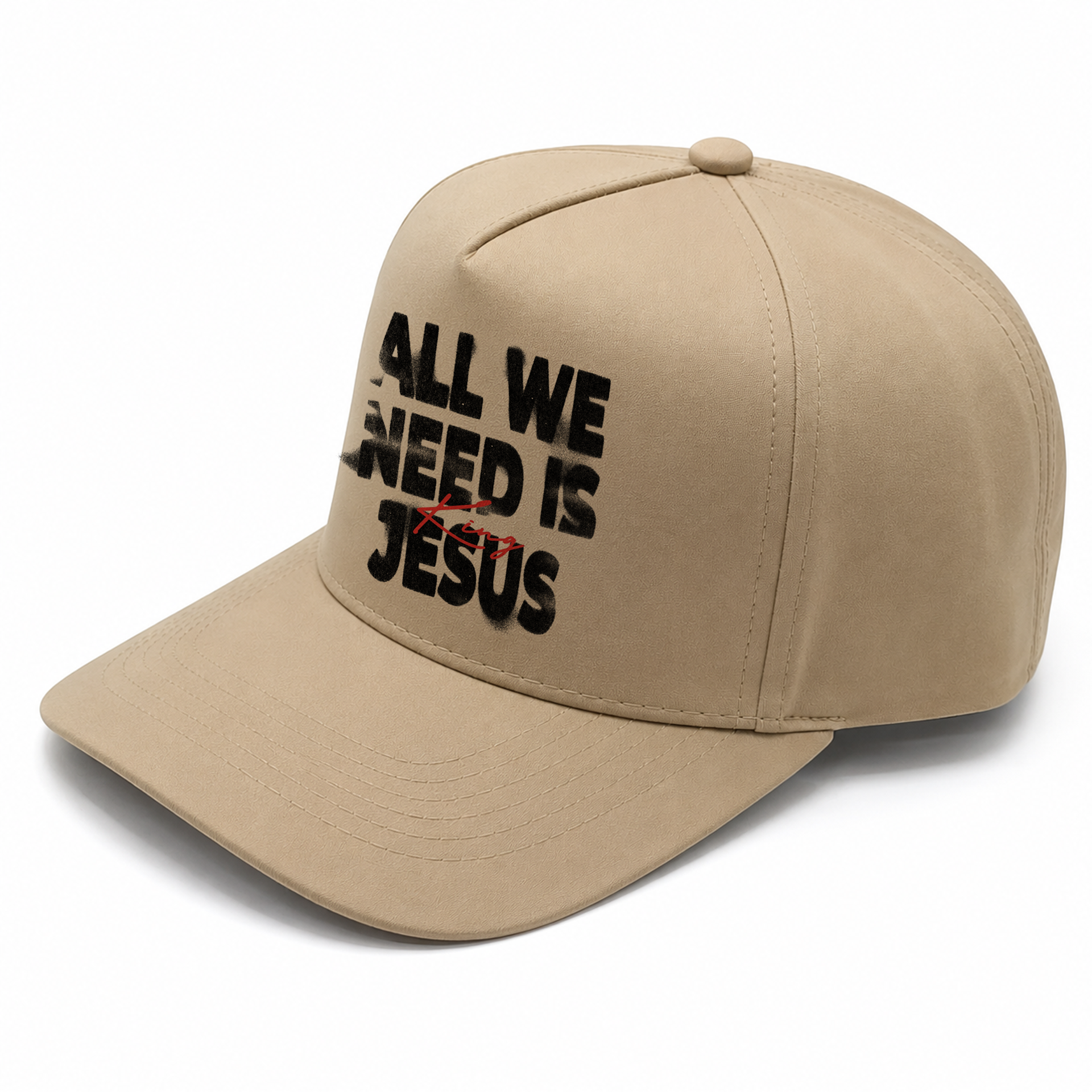 Gorra Beige - All we need is Jesus 1