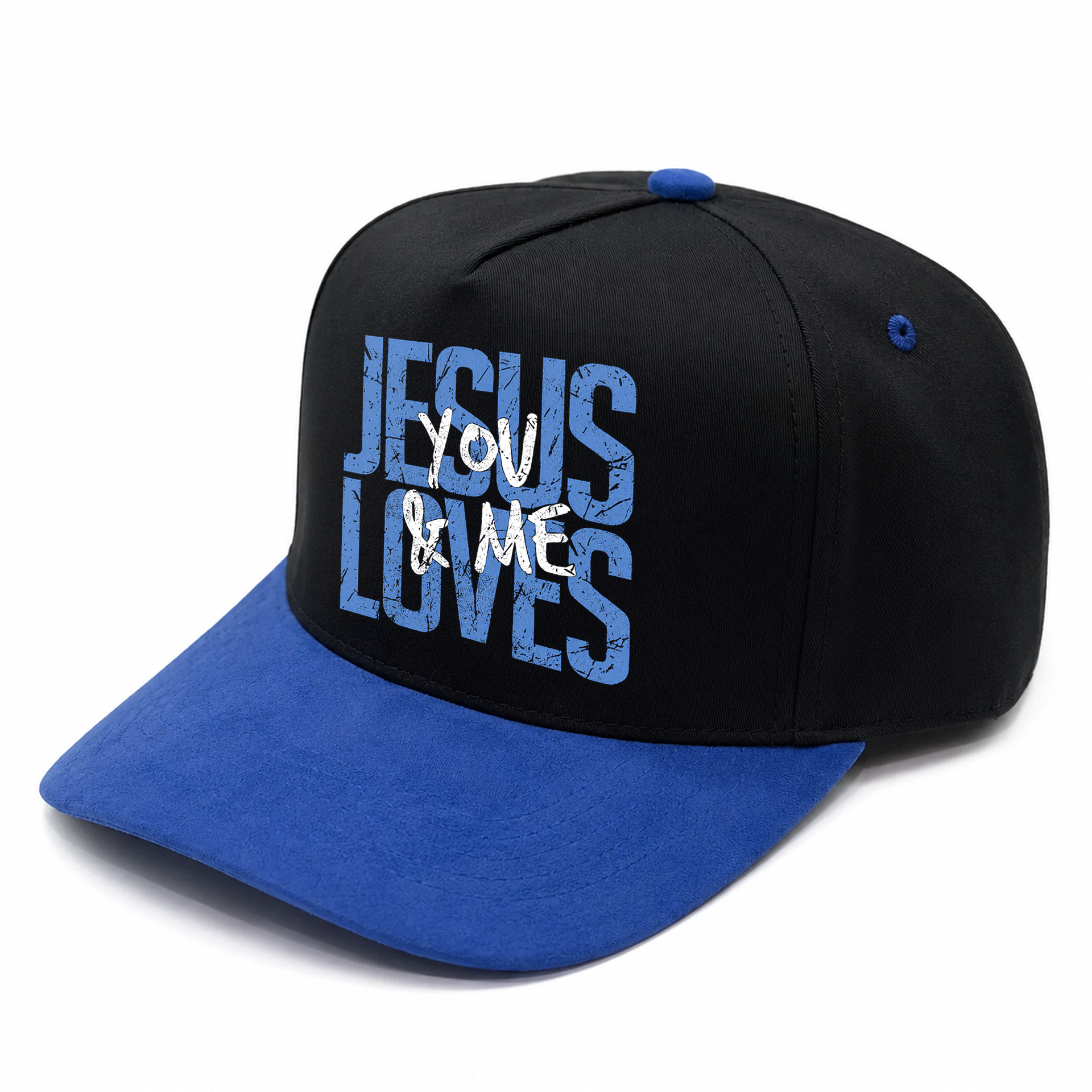 Gorra Bicolor - Jesus loves you & me 1