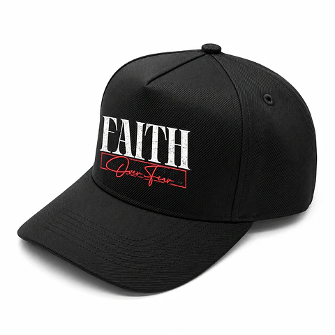 Gorra Negra - Faith over fear
