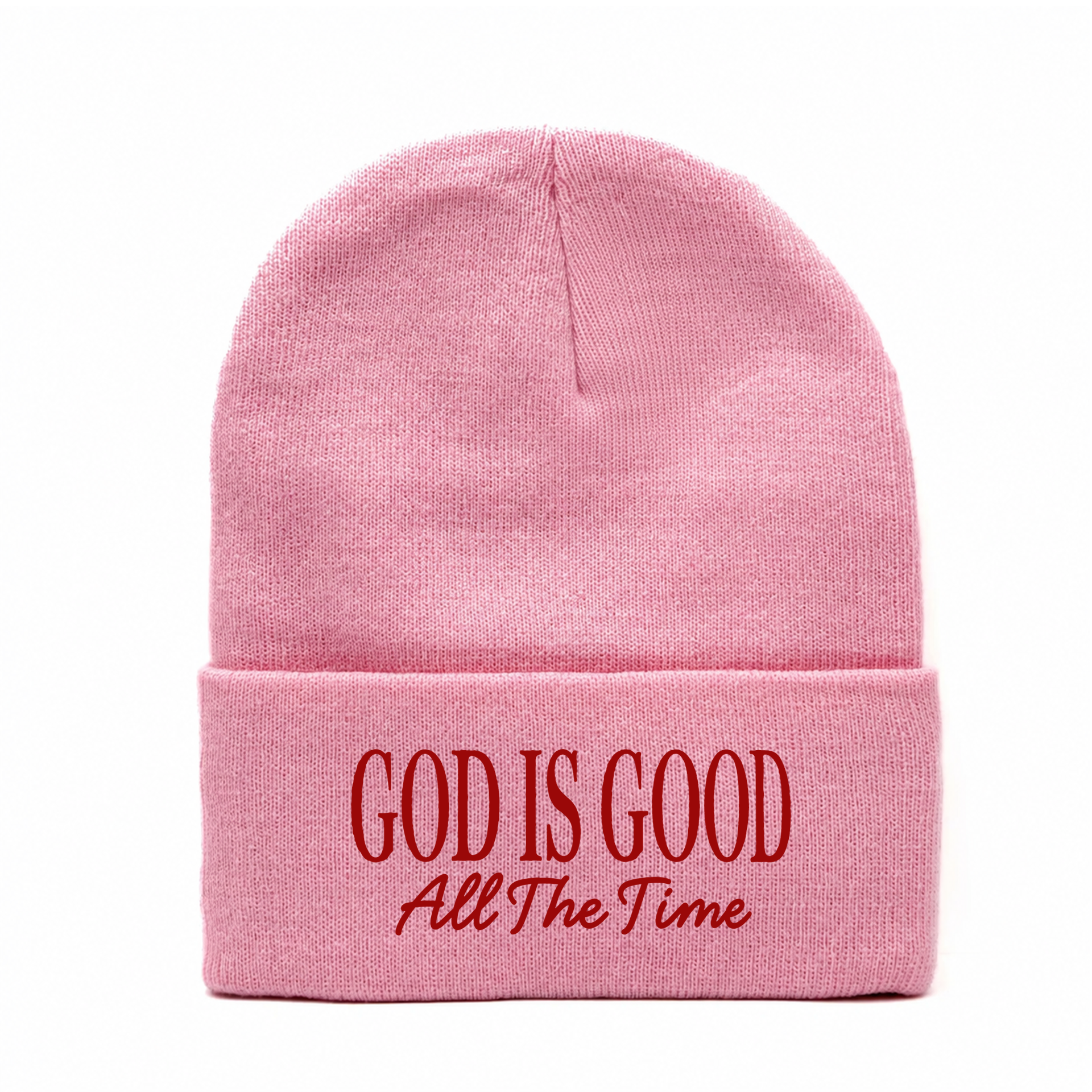 Beanie Rosa - God is good 1