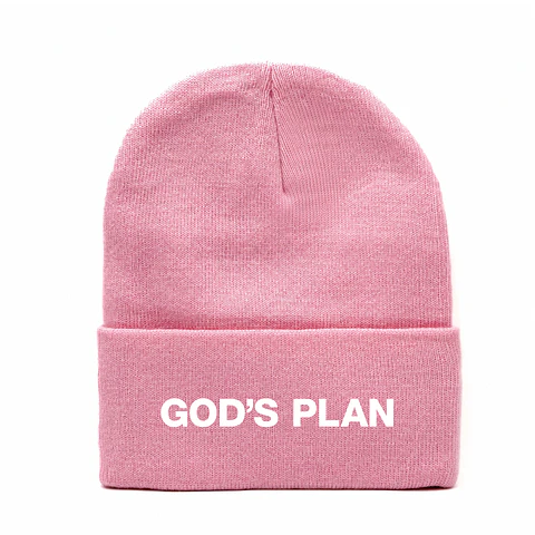 Beanie Rosa - God's plan
