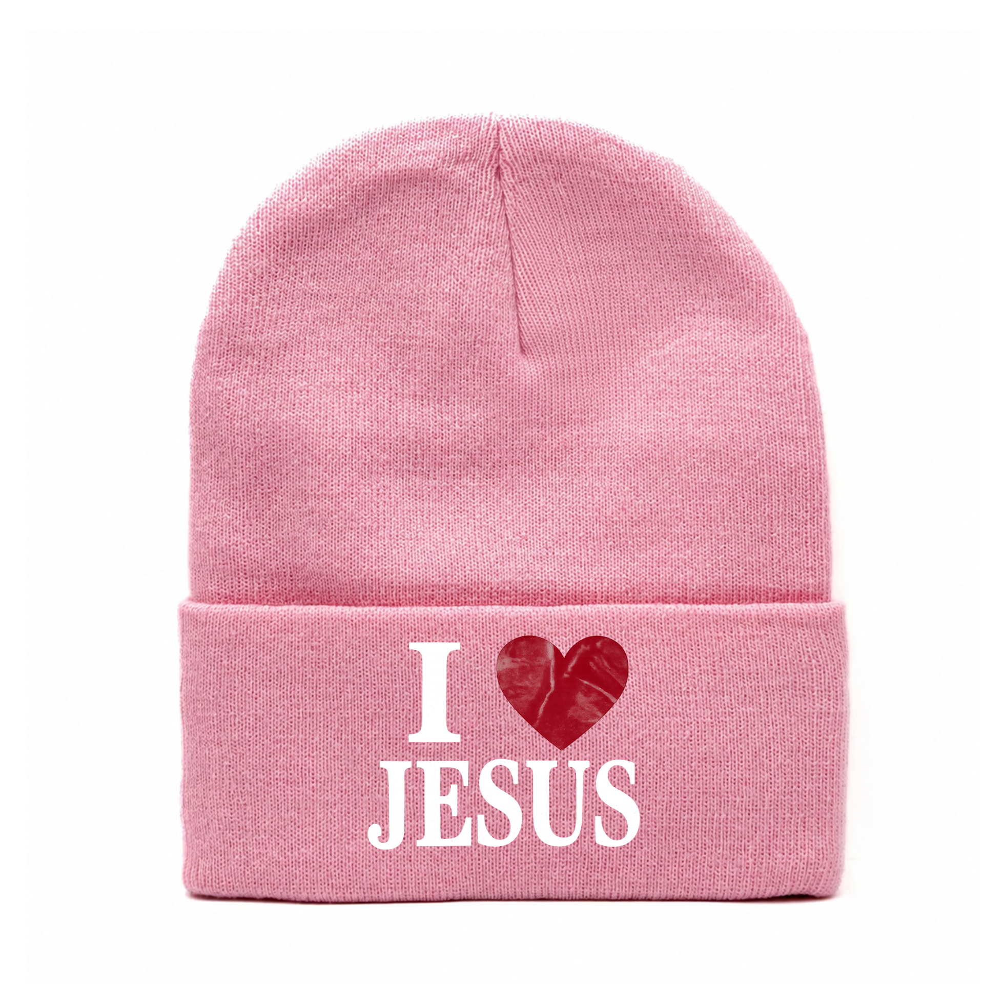 Beanie Rosa - I love jesus 1
